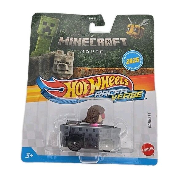 Hot Wheels Other - Hot Wheels RacerVerse Minecraft Garrett Die Cast Car 1:64 Gaming Vehicle 2024